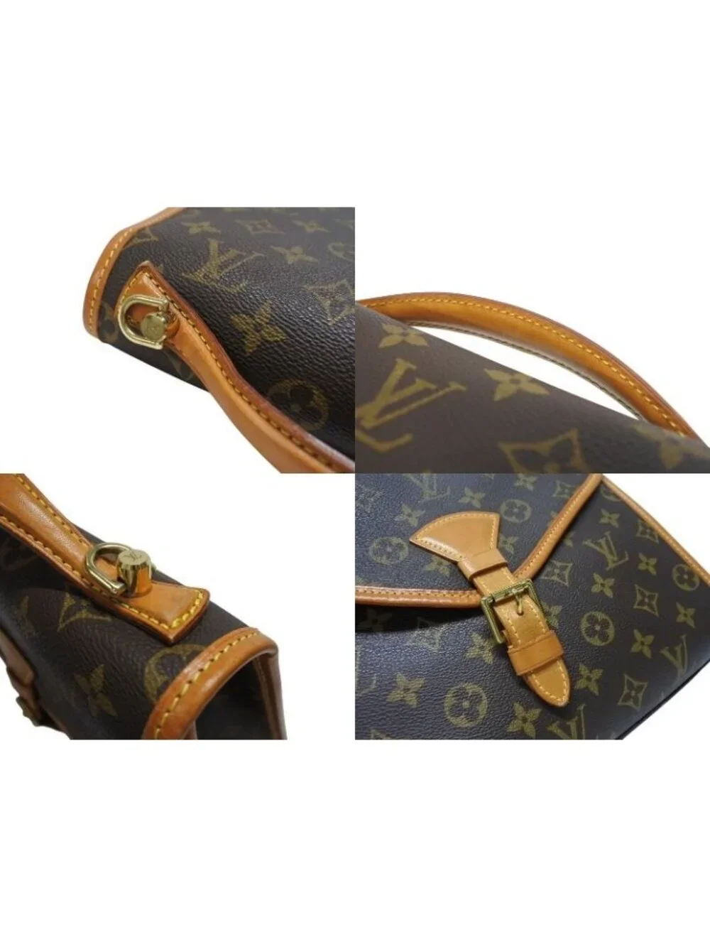 Louis Vuitton Shoulder Bag 2-Way Vernia Monogram Canvas Leather Brown